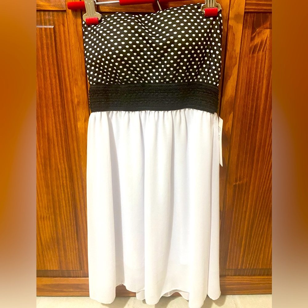 Strapless Mini Summer Dress